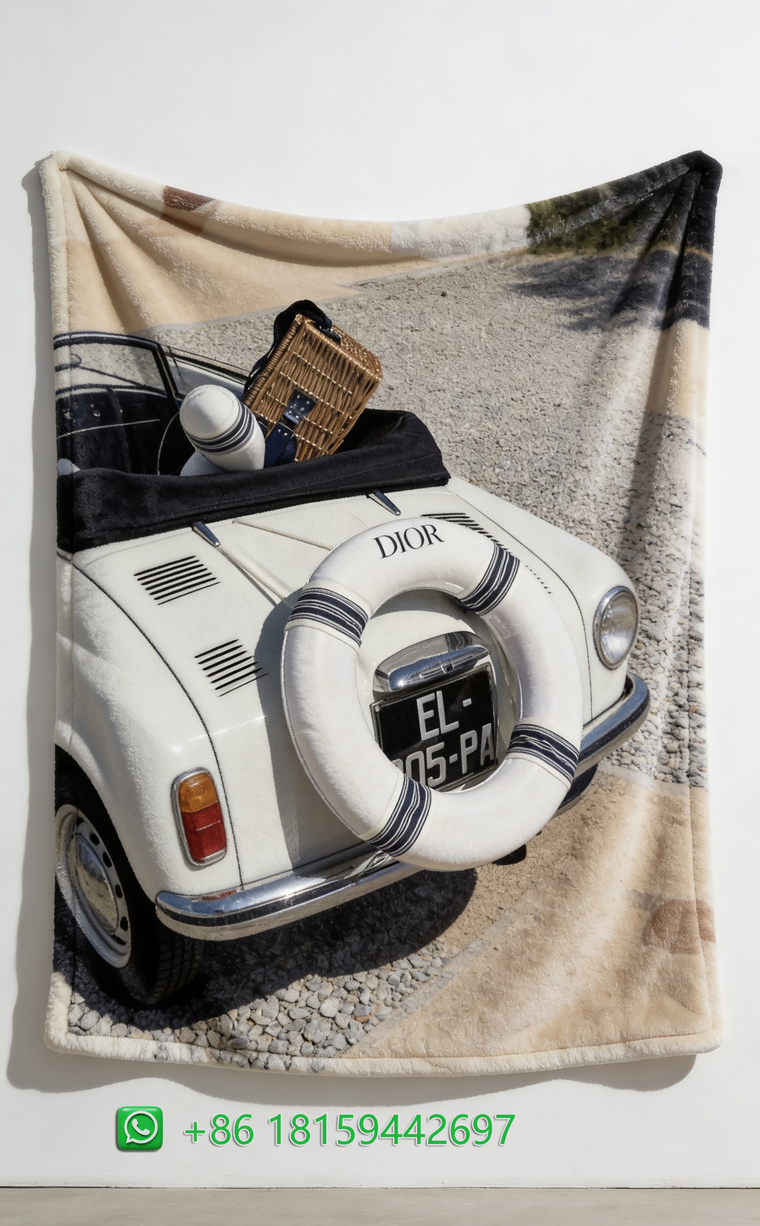 Dior Throw Blankets